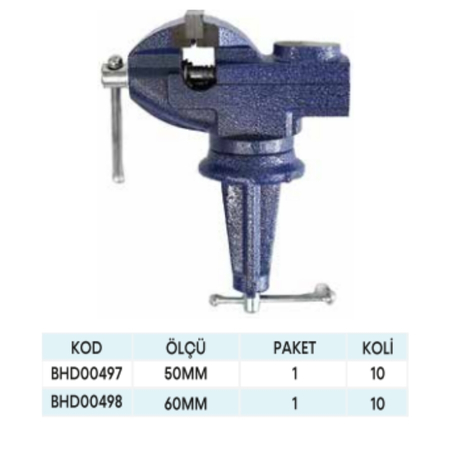 BHD 00498 DÖNERLİ MASA MENGENESİ 60MM